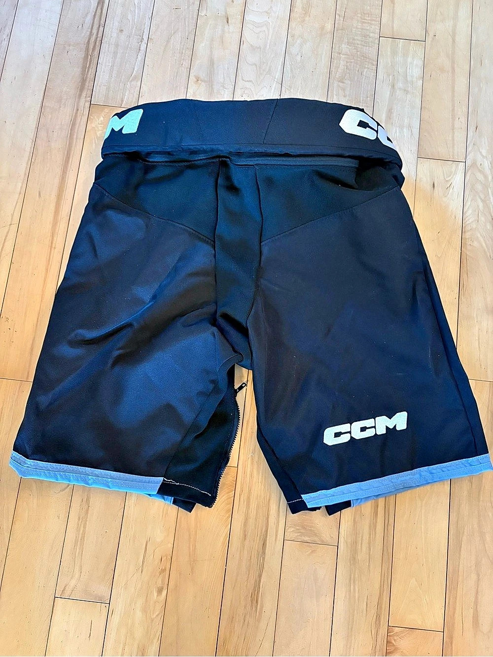CCM PPPTK Pro Stock Hockey Pant Shell Black & Blue Medium